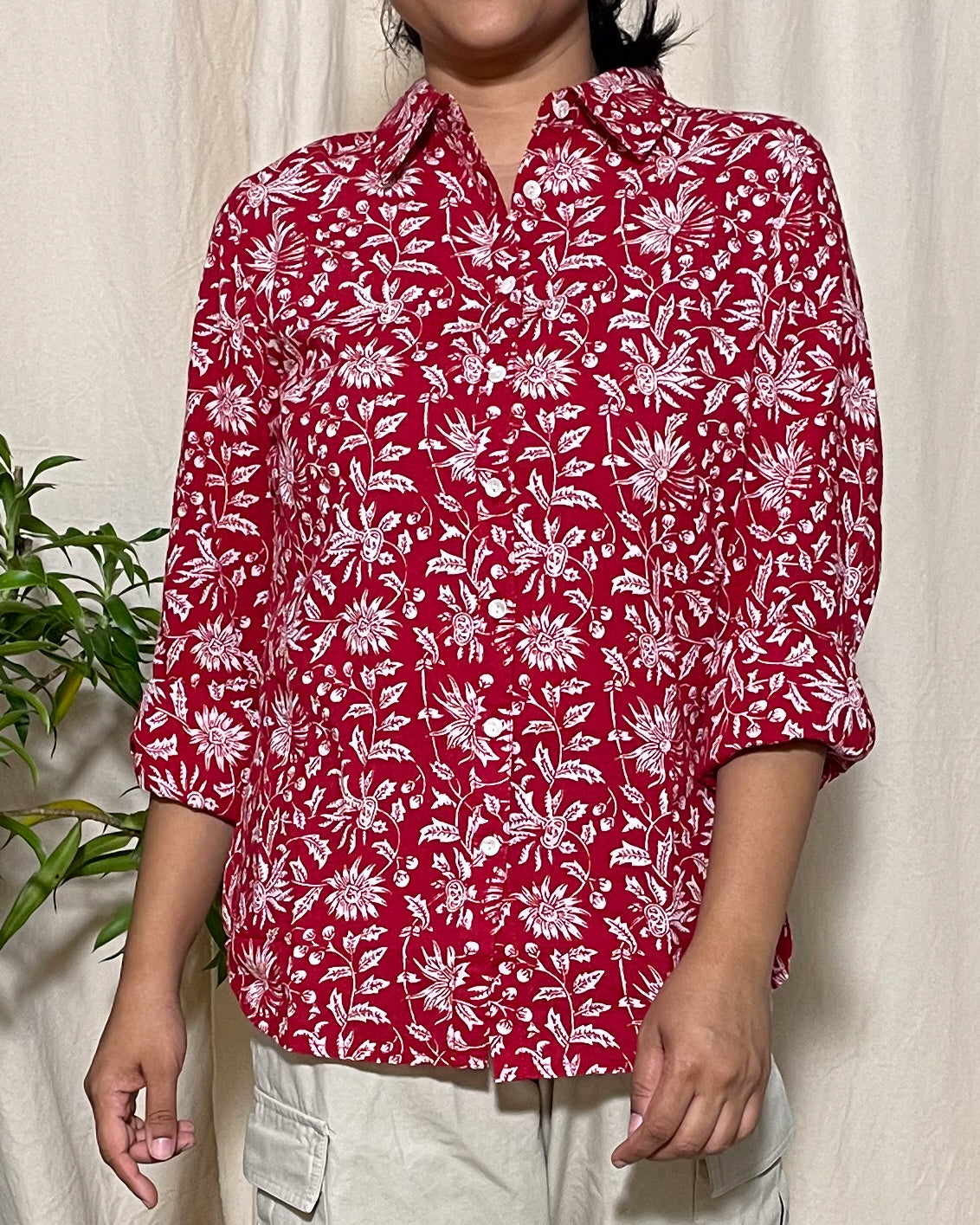 Trisha Red shirt Newnaa