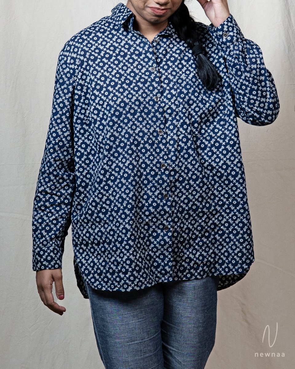 Alaya drop shoulder shirt - Newnaa