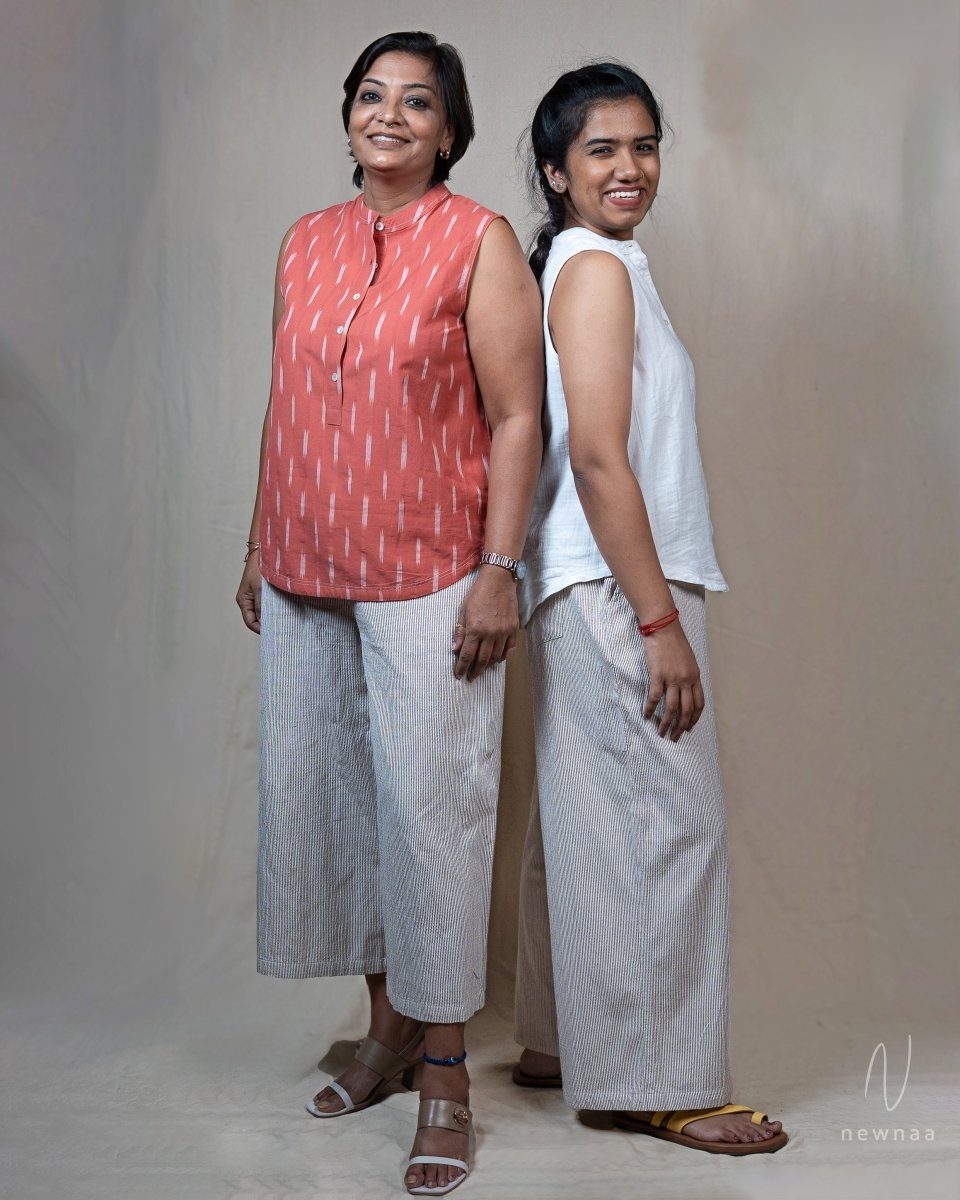 Ila wide leg stripe pant - Newnaa