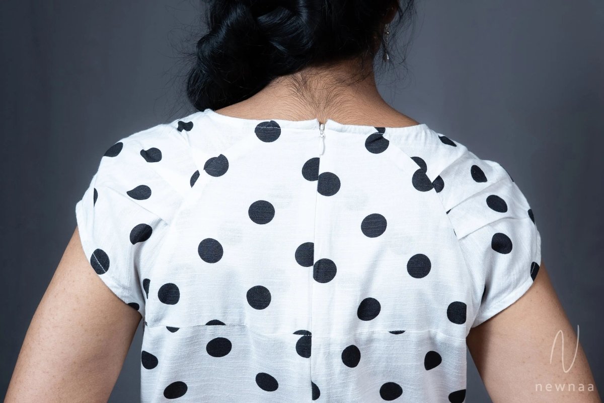 Ira Polka dot Midi dress - Newnaa