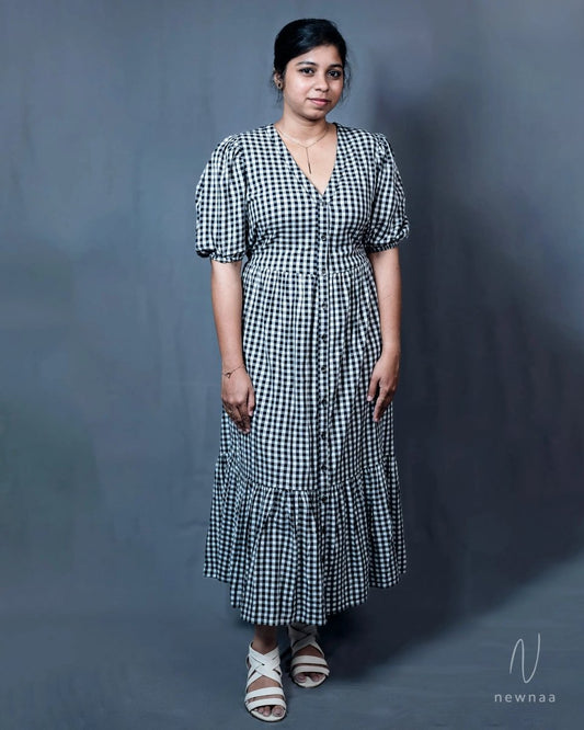 Riti tiered dress - Newnaa