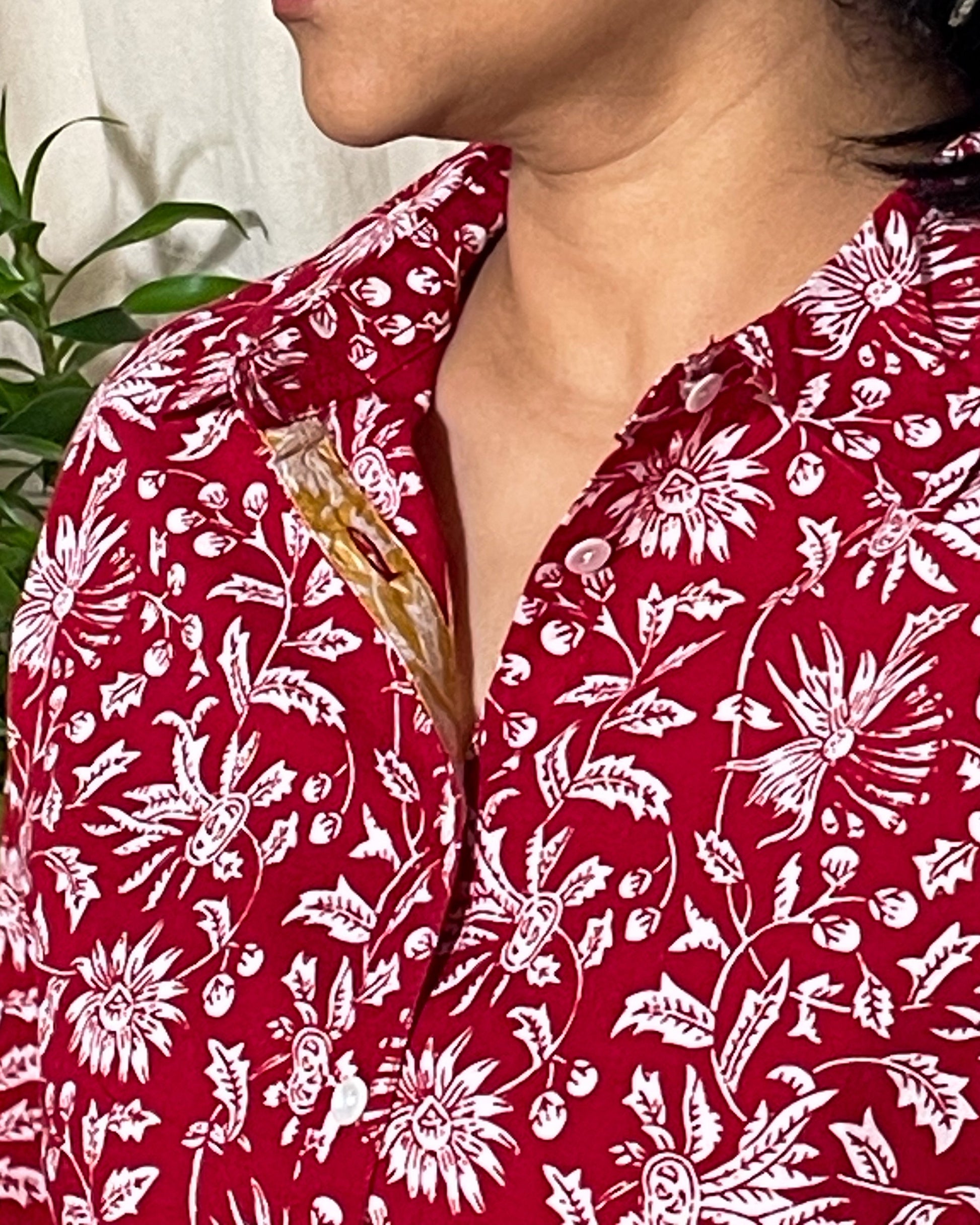 Trisha Red shirt Newnaa