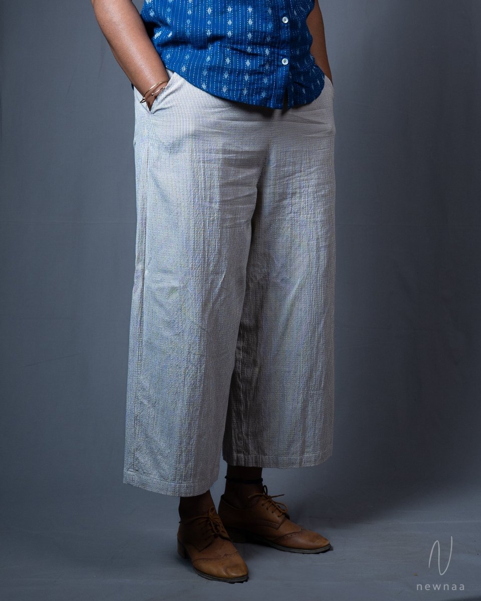 Ila wide leg stripe pant - Newnaa